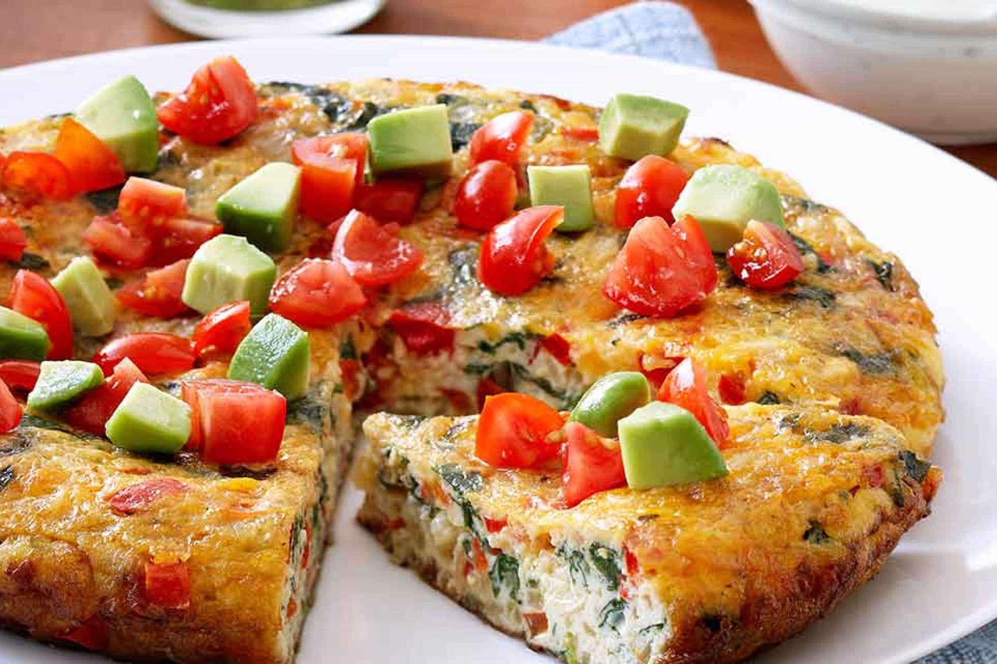 Ranch Spinach And Red Pepper Frittata RDP